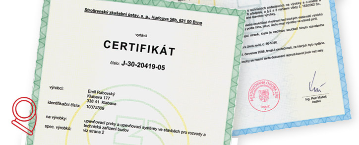 certifikáty